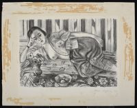 Odalisque a la Culotte de Satin Rouge