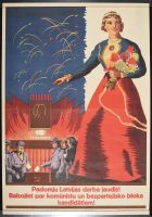 Tenth of February Latvian Woman Voting