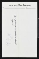 Note Attached to Sketch