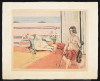 Odalisque sur la Terrasse