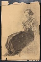 Woman Knitting