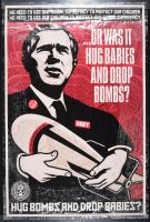 Shepard Fairey Hug Bombs and Drop Babies? 