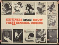 Sentinels Must Know The 11 General Orders
