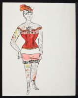 Tattoo Lady with Corset 