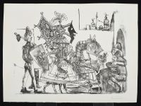 Picasso Etching Horsemen