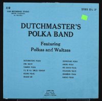 Dutchmaster's Polka Band Album Cover 