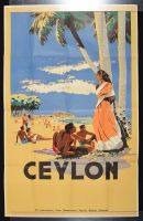 Ceylon Couple at Beach 