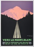 Verse Le Monte Blanc: Dusk