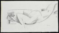 Nude Drawing in Charcoal