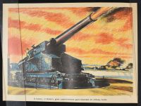 A Battery of Britian's Giant Coastal Defence Guns Mounted on Railway Trucks