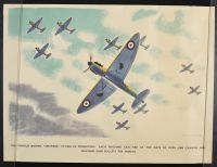 The Famous British Spitfires in Line Formation 