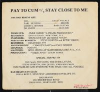 Bad Brains- Pay to Cum!