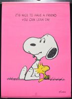 Snoopy- It's Nice When You Have A Friend To Lean On