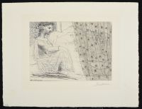 Girl Seated by Sleeping Minotaur