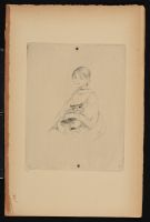 Little Girl with Cat