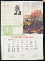 United Airlines 1969 Calendar