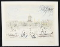 Academie de Paris 1971 Etching