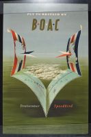 Fly To Britain By BOAC