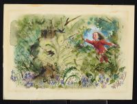 Child in field of grass