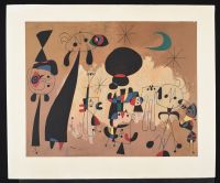 Joan Miró Femme, Lune, Etoile (Woman, Moon, Stars), 1963