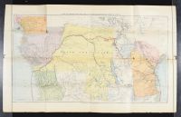 A Map of the Route of the Emin Pasha Relief Exhibition Through Africa