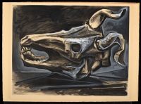 Crane de Chevre sur la Table (Goat's Skull on the Table),