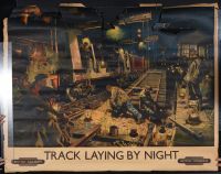 Track Laying by Night