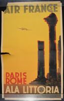 Air France Paris Rome Ala Littoria
