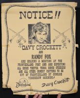 Davy Crocket Notice