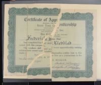Certificate Of Apprenticeship