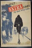 Cyclists Take Extra Care In Bad Weather