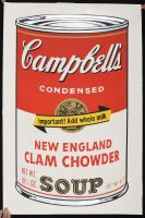 New England Clam Chowder Soup Can