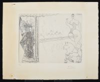 Matamore endimanché dans la coulisse d'un cirque