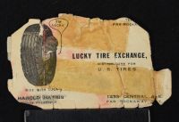 Lucky Tire Exchange Business Card