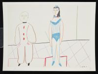 Picasso Clown and Dancer