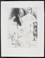 Odalisques With Two Men Dreaming