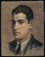 Pastel Portrait Of A Man