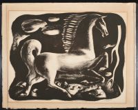 Horse Frightened By Lightening