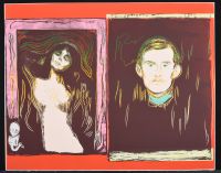 Madonna And Self Portrait With Skeleton's Arm