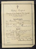 Baptism Certificate