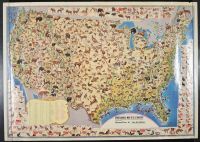 Sportsmans Map Of US Wildlife