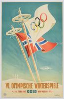 Olympische Winterspiele - Mounted (Poster)