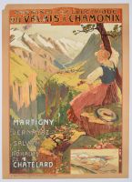 Du Valais A Chamonix - Mounted (Poster)