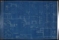 Rice Residence Blueprints - Blueprint 6 before (Poster)