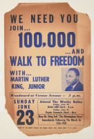 Martin Luther King Junior - Following conservation (Poster)