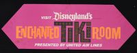 Enchanted Tiki Room Mobile United Airlines (Poster)