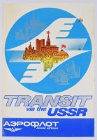 Aeroflot Transit USSR - Mounted (Poster)
